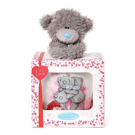 With Love Me to You Bear Mug & Plush Gift Set